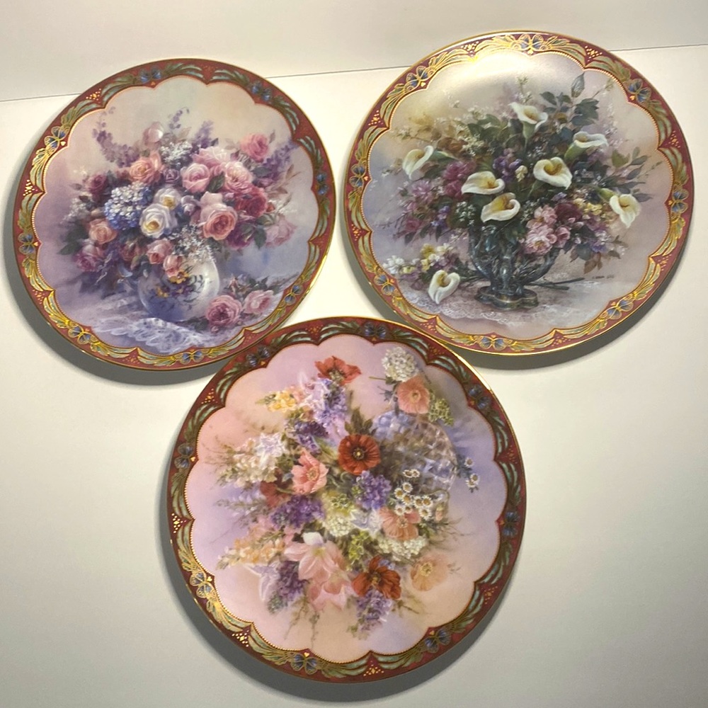 Flower Art Plates Fanciful Fairies,Winged Wonders, Miniature Mermaids Lena Liu 3